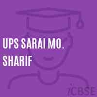 Ups Sarai Mo. Sharif Middle School Logo