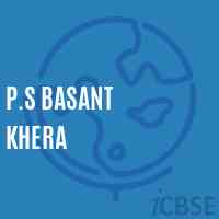 P.S Basant Khera Primary School Logo