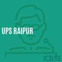 Ups Raipur Middle School Logo