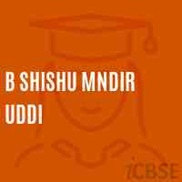 B Shishu Mndir Uddi Primary School Logo