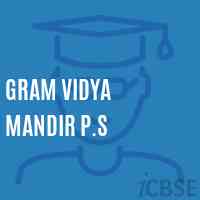 Gram Vidya Mandir P.S Middle School Logo