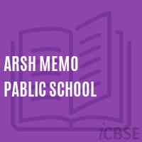 Arsh Memo Pablic School Logo