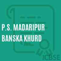 P.S. Madaripur Banska Khurd Primary School Logo