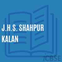 J.H.S. Shahpur Kalan Middle School Logo
