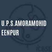 U.P.S.Amoramohideenpur Middle School Logo