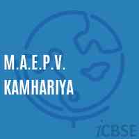 M.A.E.P.V. Kamhariya Primary School Logo
