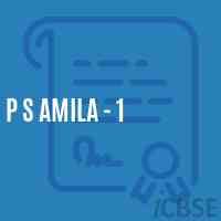 P S Amila - 1 Primary School Logo