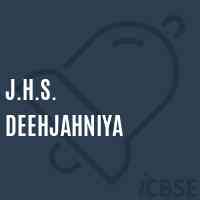 J.H.S. Deehjahniya Middle School Logo