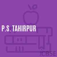 P.S. Tahirpur Primary School Logo