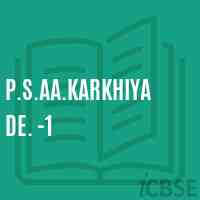 P.S.Aa.Karkhiya De. -1 Primary School Logo