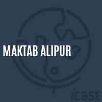 Maktab Alipur Primary School Logo