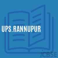 Ups.Rannupur Middle School Logo