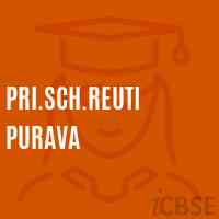 Pri.Sch.Reuti Purava Primary School Logo