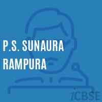 P.S. Sunaura Rampura Primary School Logo