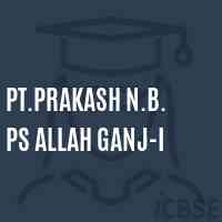 Pt.Prakash N.B. Ps Allah Ganj-I Primary School Logo