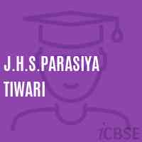 J.H.S.Parasiya Tiwari Middle School Logo