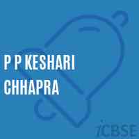 P P Keshari Chhapra Primary School Logo