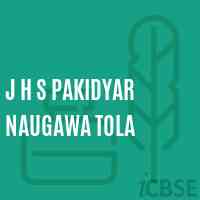 J H S Pakidyar Naugawa Tola Middle School Logo