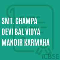 Smt. Champa Devi Bal Vidya Mandir Karmaha Primary School Logo