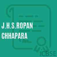 J.H.S.Ropan Chhapara Middle School Logo