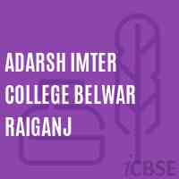 Adarsh Imter College Belwar Raiganj High School Logo