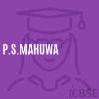 P.S.Mahuwa Primary School Logo