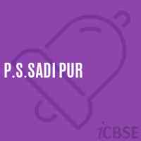 P.S.Sadi Pur Primary School Logo