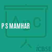 P S Mamhar Primary School Logo