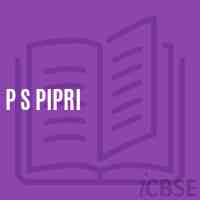 P S Pipri Primary School Logo