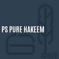 Ps Pure Hakeem Primary School Logo