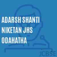 Adarsh Shanti Niketan Jhs Odahatha Middle School Logo