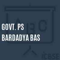 Govt. Ps Bardadya Bas Primary School Logo