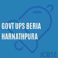 Govt Ups Beria Harnathpura Middle School Logo