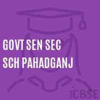 Govt Sen Sec Sch Pahadganj High School Logo