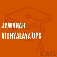 Jawahar Vidhyalaya Ups Secondary School Logo