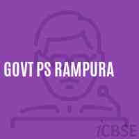 Govt Ps Rampura Primary School Logo