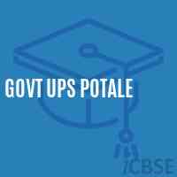 Govt Ups Potale Middle School Logo