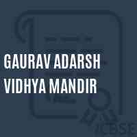 Gaurav Adarsh Vidhya Mandir Secondary School Logo