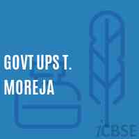 Govt Ups T. Moreja Middle School Logo