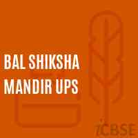 Bal Shiksha Mandir Ups Middle School Logo