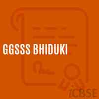 Ggsss Bhiduki High School Logo