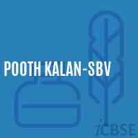 Pooth Kalan-SBV Senior Secondary School Logo