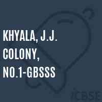 Khyala, J.J. Colony, No.1-GBSSS High School Logo