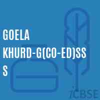 Goela Khurd-G(Co-ed)SSS High School Logo