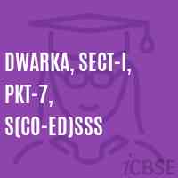 Dwarka, Sect-I, Pkt-7, S(Co-ed)SSS Senior Secondary School Logo