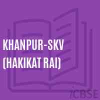 Khanpur-SKV (Hakikat Rai) Secondary School Logo