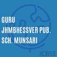 Guru Jhmbhessver Pub. Sch. Munsari Secondary School Logo