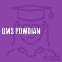 Gms Powdian Middle School Logo