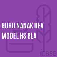 Guru Nanak Dev Model Hs Bla Secondary School Logo