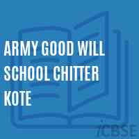 Army Good Will School Chitter Kote Logo